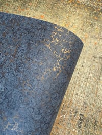 Image 5 of Navy Frost with copper vein // one sheet available 