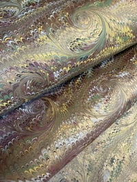 Image 5 of Copper Nonpareil with swirl on brown // 4 sheets available 