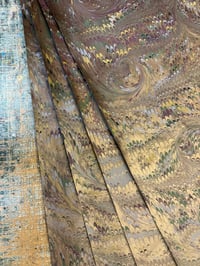 Image 6 of Copper Nonpareil with swirl on brown // 4 sheets available 