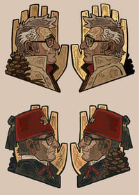 Image 1 of Pines Twins stickers/keychains