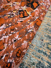 Image 3 of SECOND quality one-of-a-kind on Russet orange paper 