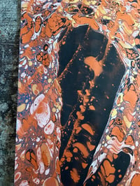 Image 4 of SECOND quality one-of-a-kind on Russet orange paper 