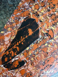 Image 7 of SECOND quality one-of-a-kind on Russet orange paper 