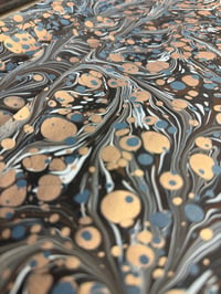 Image 5 of Project 'overs' SECONDS teal paper with copper spots 