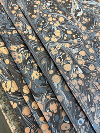Image 7 of Project 'overs' SECONDS teal paper with copper spots 