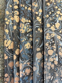Image 3 of Project 'overs' SECONDS teal paper with copper spots 