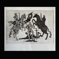 Image 1 of War of the worlds * Etching print 