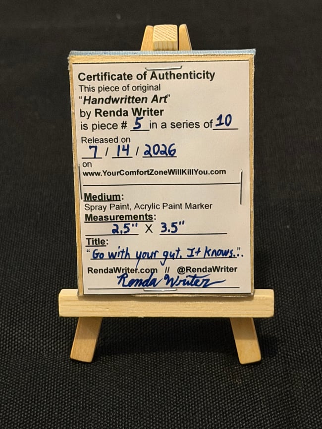 2.5"X 3.5" MINI CANVAS ART / SERIES OF 10 / RELEASED ON 7/14/26
