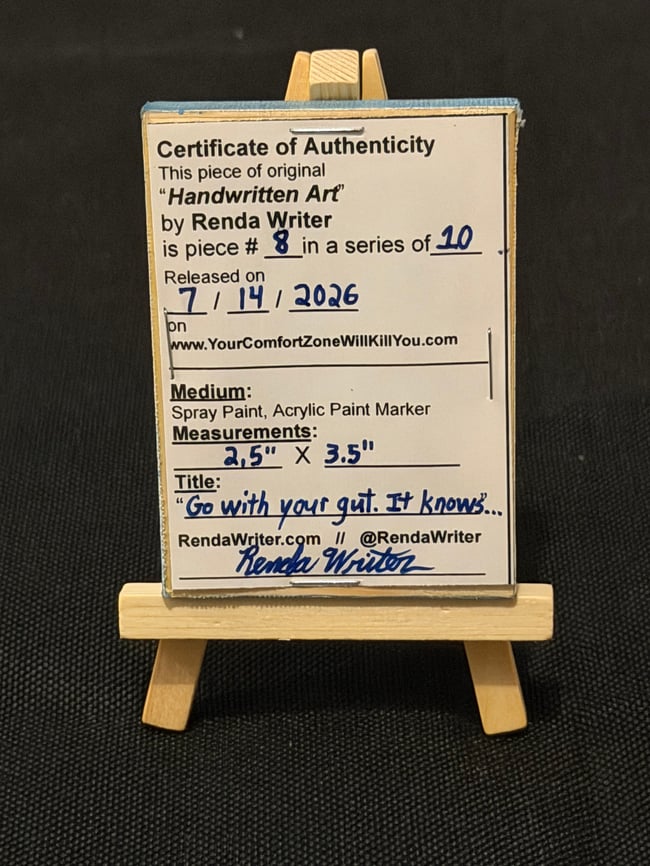 2.5"X 3.5" MINI CANVAS ART / SERIES OF 10 / RELEASED ON 7/14/26