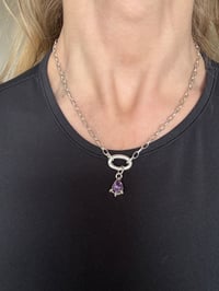 Image 2 of Medium Amethyst necklace 