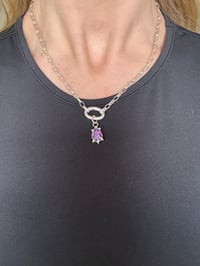 Image 2 of Large Amethyst necklace
