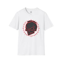 Image 4 of Skull Emblem T-Shirt — Red Halo Gothic Graphic Tee