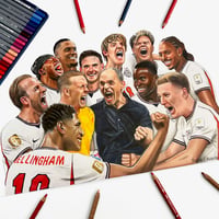 England World Cup 2026 Print