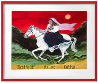 Image 1 of Stallion Red Frame - Frankie Thorp 'Heathcliff It's Me Cathy' (Frame Only)