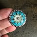 Image of Turquoise Floral Ring