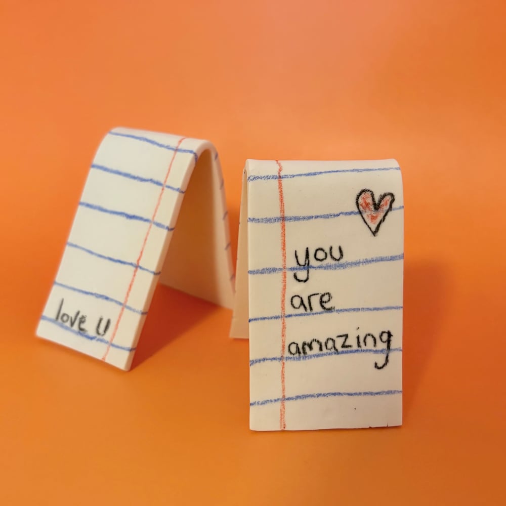 Image of You are amazing folded note 