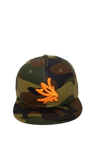 Image 1 of CAMO ORANGE MONOGRAM LOGO FITTED