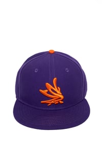 Image 1 of PURPLE / ORANGE MONOGRAM LOGO FITTED