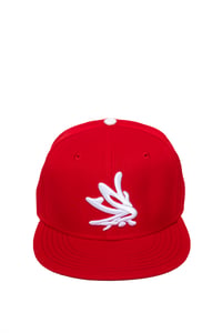 Image 1 of RED MONOGRAM LOGO FITTED