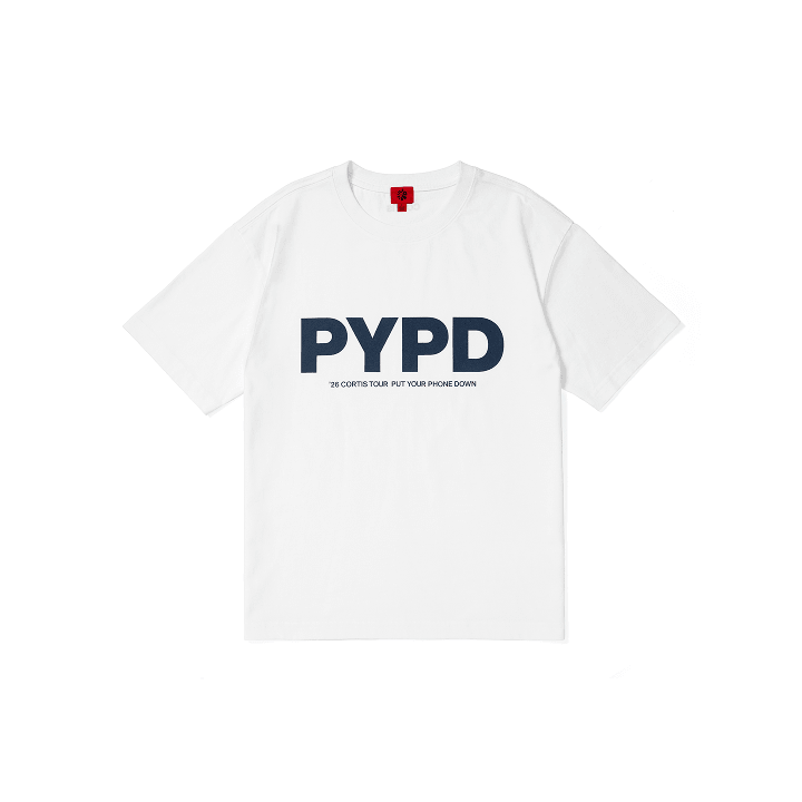 Image of [PRE-ORDER] CORTIS PUT YOUR PHONE DOWN PYPD T-Shirt (White)