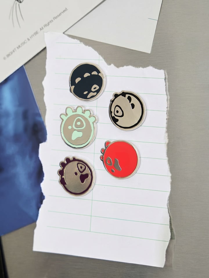 Image of [PRE-ORDER] CORTIS PUT YOUR PHONE DOWN Ball Badge Set