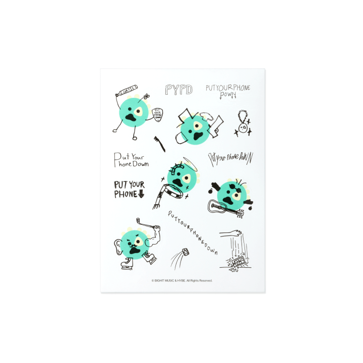 Image of [PRE-ORDER] CORTIS PUT YOUR PHONE DOWN Ball Sticker Set