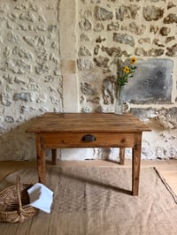 Image 3 of Table basse de ferme - Meuble de campagne ancien 