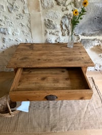 Image 4 of Table basse de ferme - Meuble de campagne ancien 
