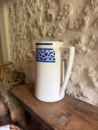 Image 4 of Pichet ou vase ancien KG Luneville en terre de fer - Vaisselle brocante 