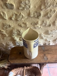 Image 7 of Pichet ou vase ancien KG Luneville en terre de fer - Vaisselle brocante 