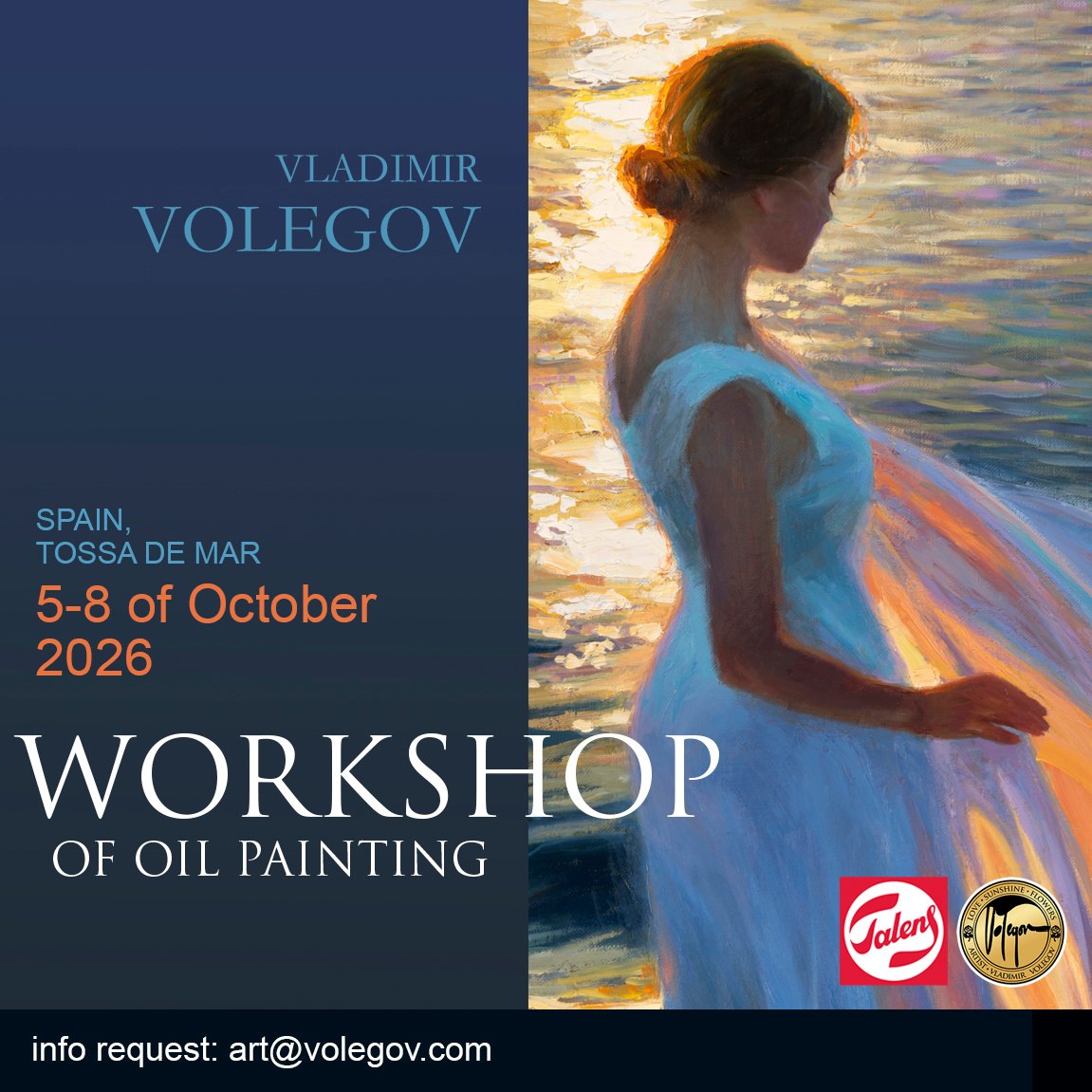 Image of Vladimir Volegov Oil Painting Workshop Package including Five Nights at the 4-Star Gran Hotel Reymar