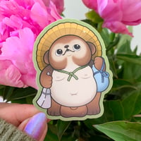 MATTE Tanuki Japanese Folklore STICKER
