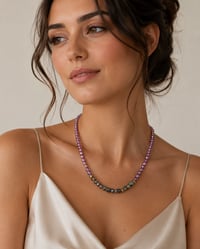 Image 1 of Sapphire & Ruby Twilight Necklace