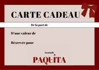 CARTE CADEAU 75€