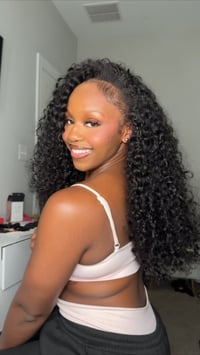 Image 3 of Waterwave curly half wig 