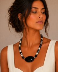 Image 1 of Onyx Statement Necklace