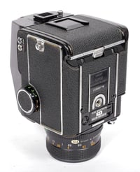 Image 7 of Mamiya M645 6X4.5 Medium format camera w/ 80mm + 150mm lenses + metered Prism