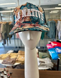 Image 2 of LA NATIVE Floral Net Hat