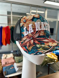 Image 4 of LA NATIVE Floral Net Hat