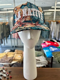 Image 1 of LA NATIVE Floral Net Hat