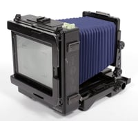Image 7 of Toyo 45CF 4X5 Ultralight Camera w/ 150mm + 90mm MC Lenses + Holders + FILM #2857