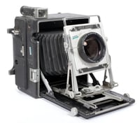 Image 7 of Graflex Speed Graphic 4X5 Camera + Leitz Elmaron 150mm F2.8 lens + holders +film #2862