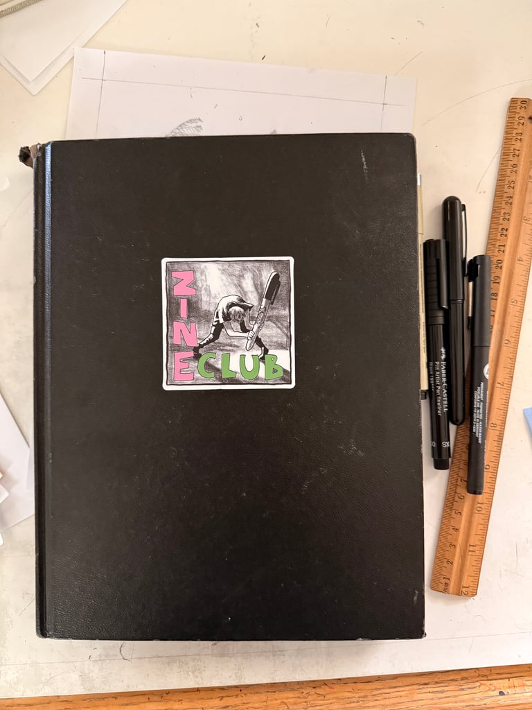Zine Club Sticker Image 2