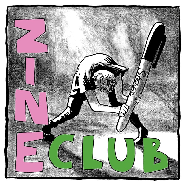 Zine Club Sticker Image 3