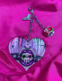 Image 3 of Skull gag bag charm chain