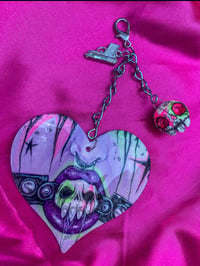 Image 4 of Skull gag bag charm chain