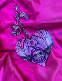 Image 2 of Skullgag bag charm chain