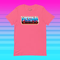 Image 4 of Vegan For the Animals unisex t-shirt