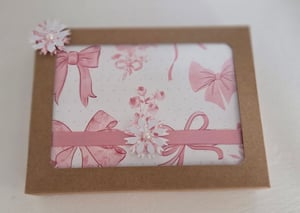 Image of Brown Boots, Bows, and Blooms