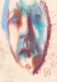 Image 2 of Fable - Sketchbook Drawing in Soft Pastels on Paper 